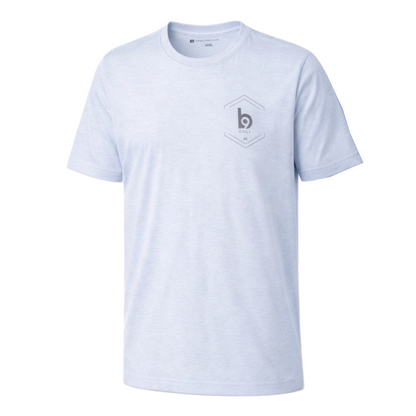 TravisMathew x Back Nine Pima Cotton Hexagon (Carolina Blue)