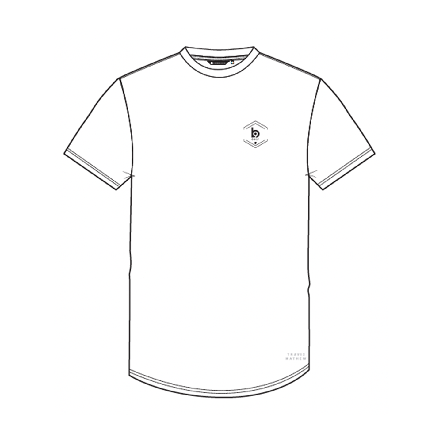 TravisMathew x Back Nine Cloud Crew Hexagon (White)