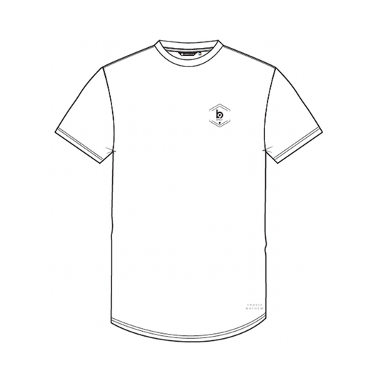 TravisMathew x Back Nine Cloud Crew Hexagon (White)