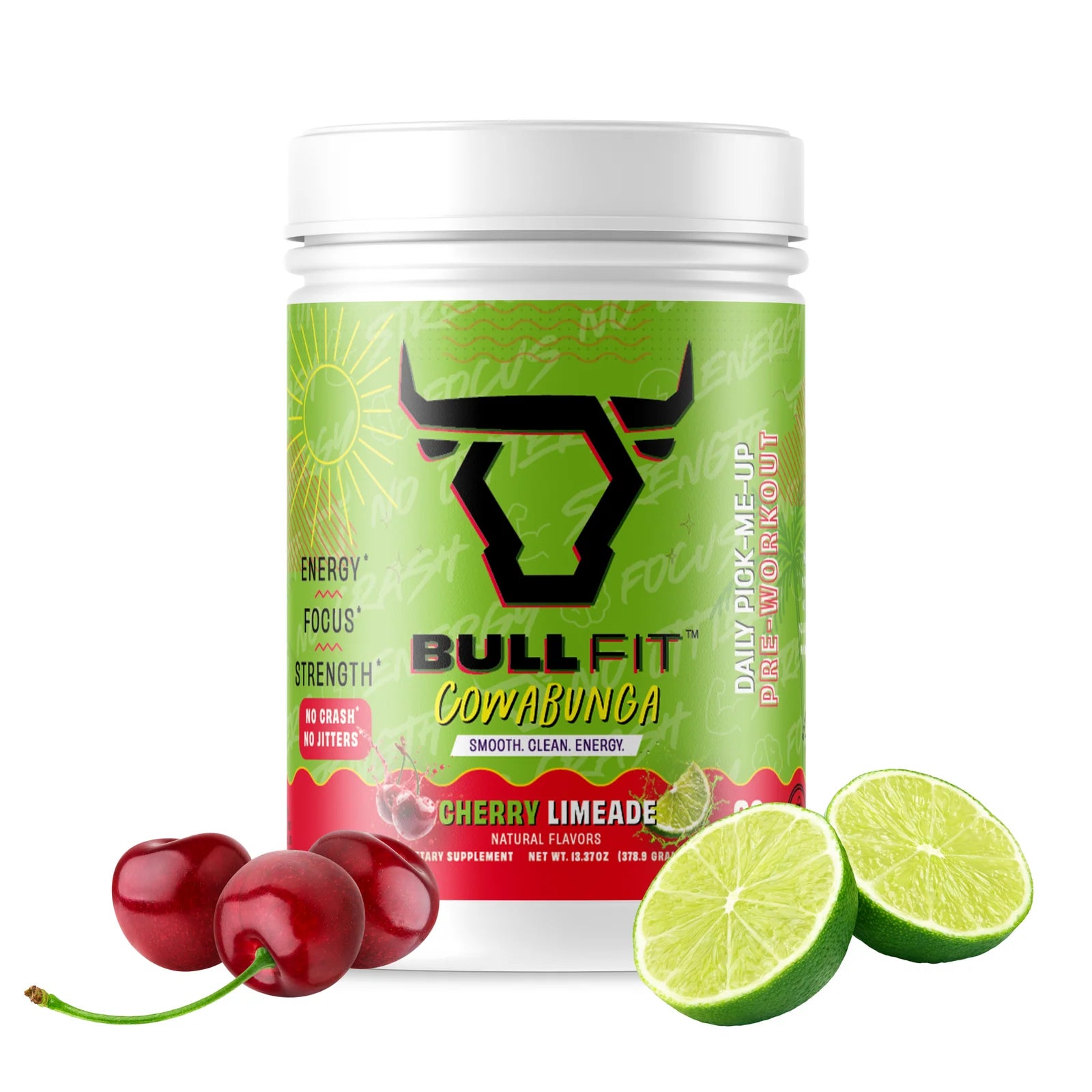 Cowabunga Daily Pick Me Up Pre-Workout (Cherry Limeade)
