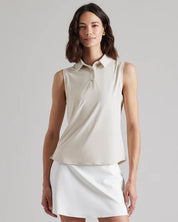RHONE - COURSE TO COURT SLEEVELESS POLO