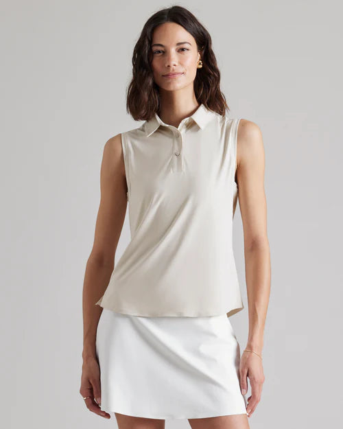 RHONE - COURSE TO COURT SLEEVELESS POLO
