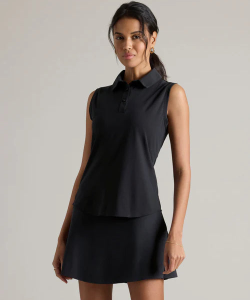 RHONE - COURSE TO COURT SLEEVELESS POLO