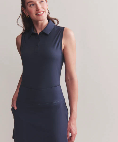 RHONE - COURSE TO COURT SLEEVELESS POLO