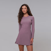 RibTech* Courtside Long Sleeve Dress
