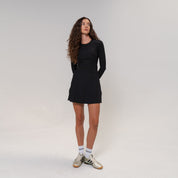 RibTech* Courtside Long Sleeve Dress