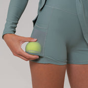 RibTech* Courtside Long Sleeve Dress