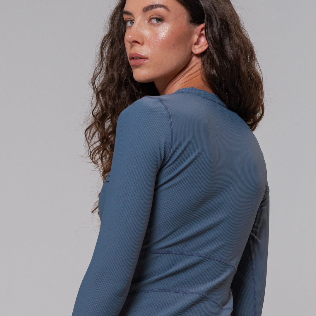 RibTech* Courtside Long Sleeve Dress