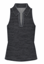 TravisMathew x Back Nine Womens Skyloft SL Polo (Heather Black)