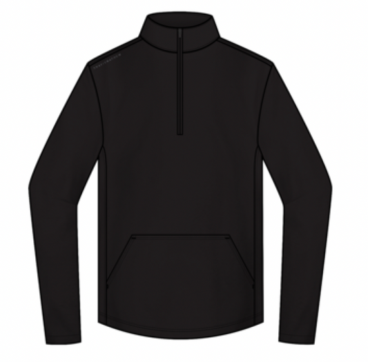 TravisMathew x Back Nine Fibercloud 1/4 Zip (Black)