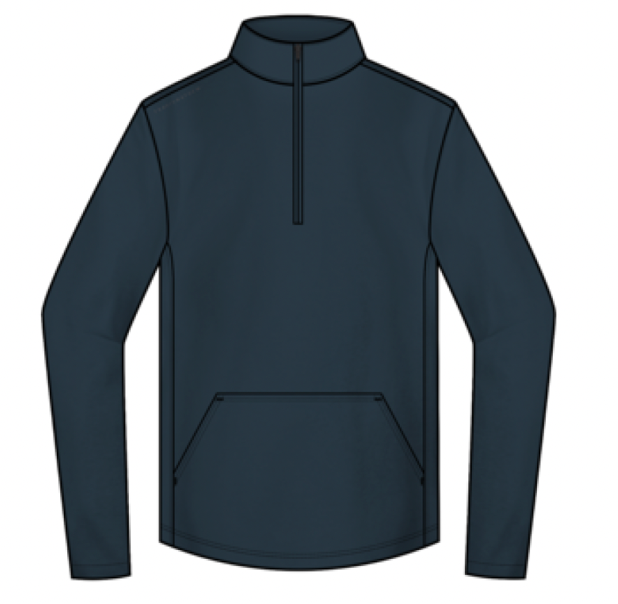 TravisMathew x Back Nine Fibercloud 1/4 Zip (Total Eclipse)