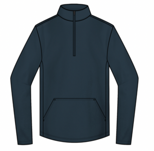 TravisMathew x Back Nine Fibercloud 1/4 Zip (Total Eclipse)
