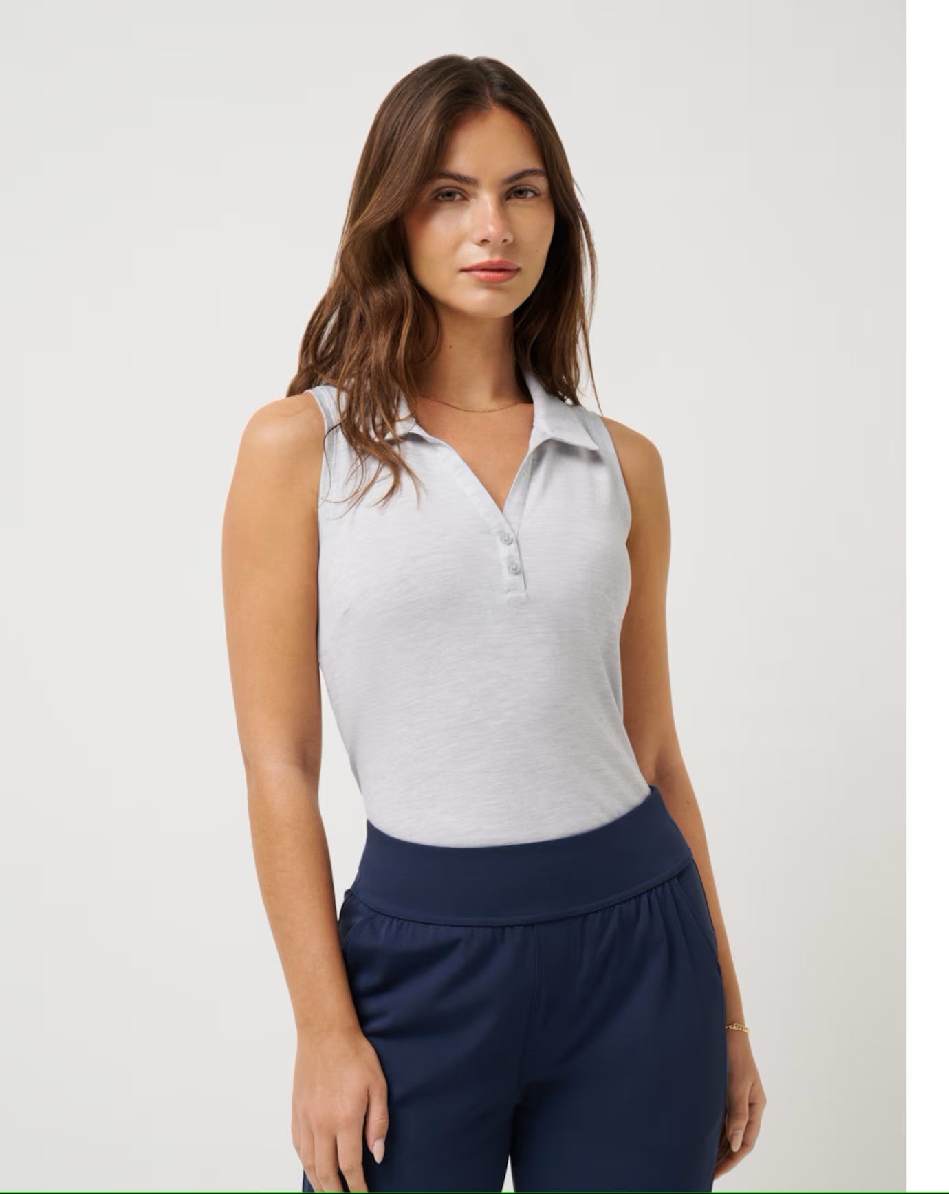 TRAVIS MATHEW - FEATHERWEIGHT ACTIVE SLEEVELESS POLO 2.0