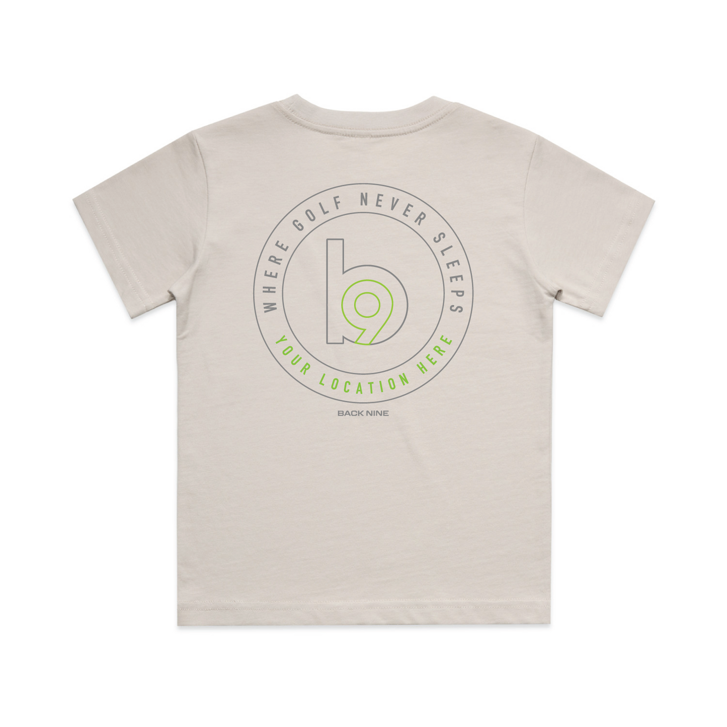 Crest — Sturdy Tee (Youth) — Bone Back