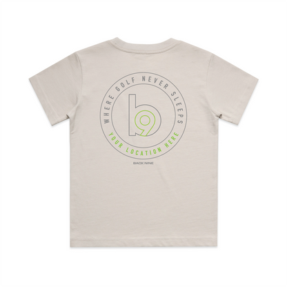 Crest — Sturdy Tee (Youth) — Bone Back
