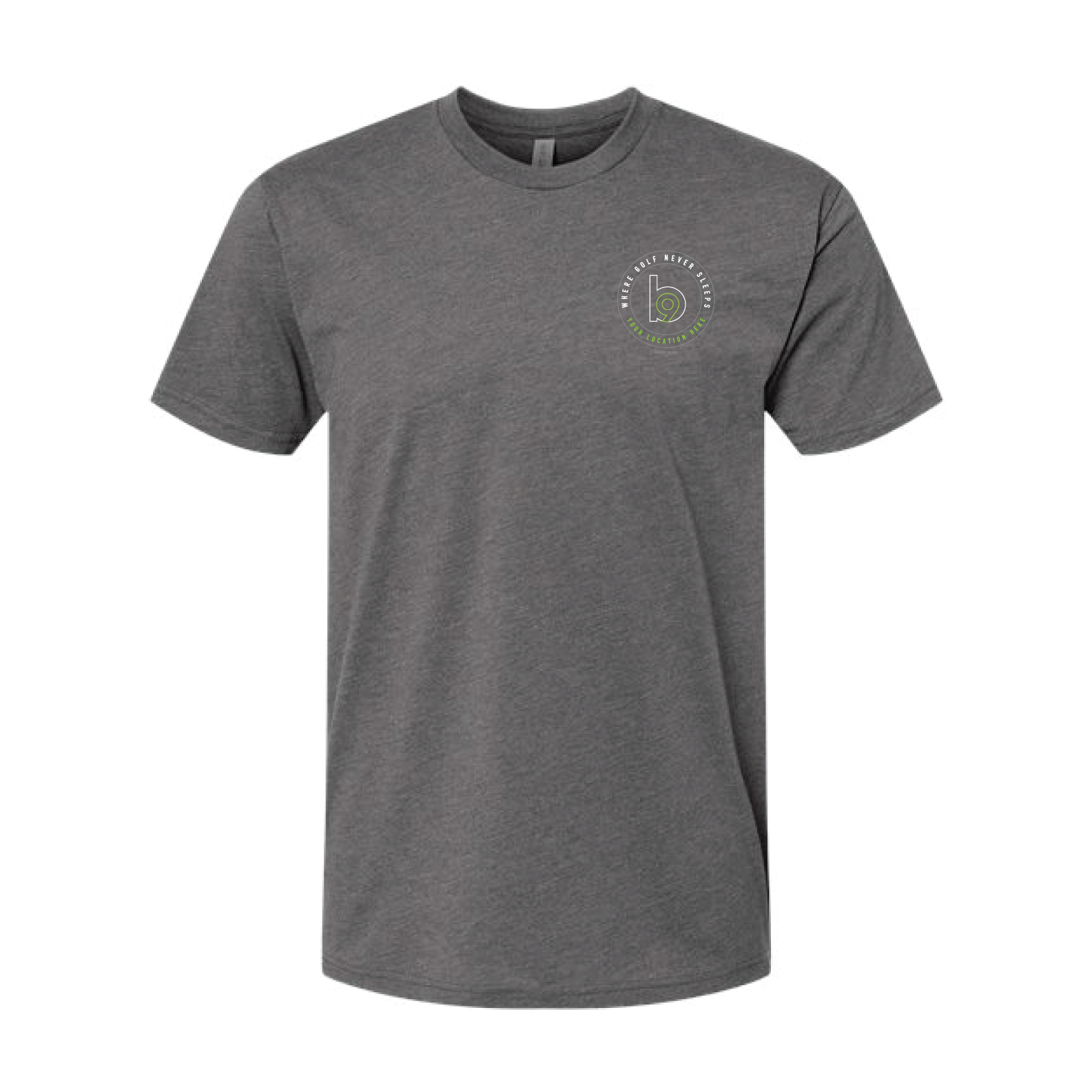 Crest — Easy Tee (Adult) — Heather Grey Back