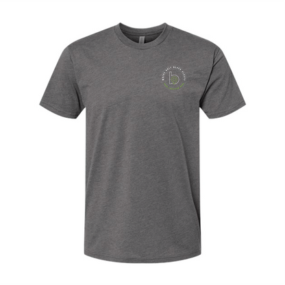 Crest — Easy Tee (Adult) — Heather Grey Back