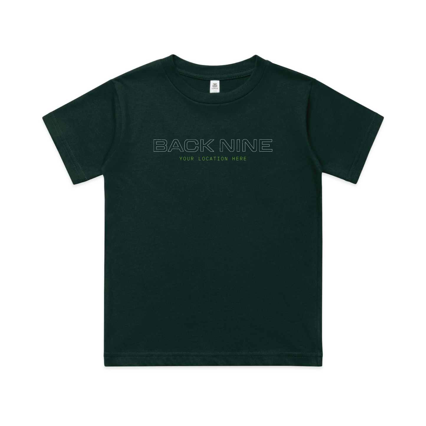 Signal — Sturdy Tee (Youth) — Pine Green Front
