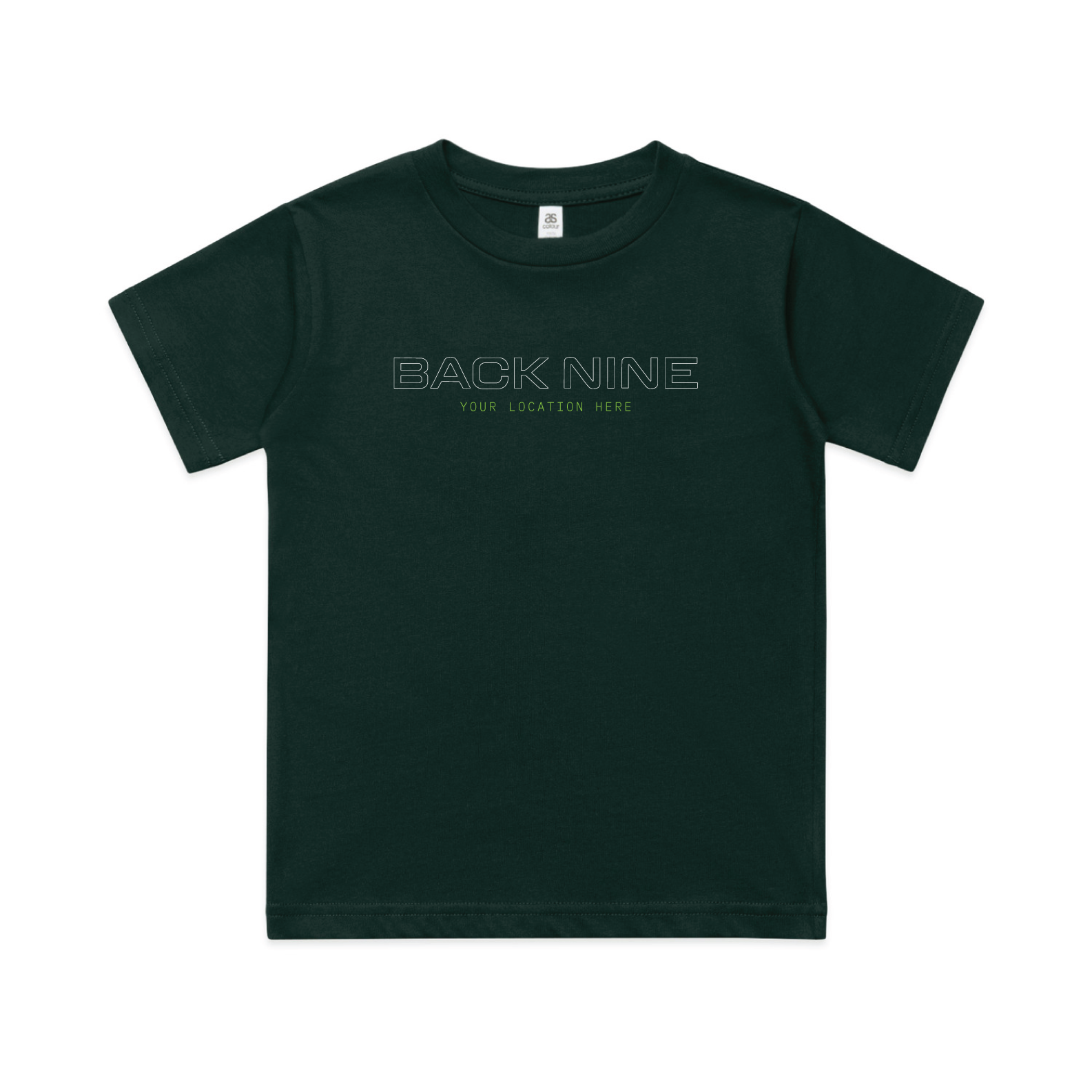 Signal — Sturdy Tee (Youth) — Pine Green Front