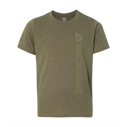 Sideline — Easy Tee (Youth) — Military Green Front