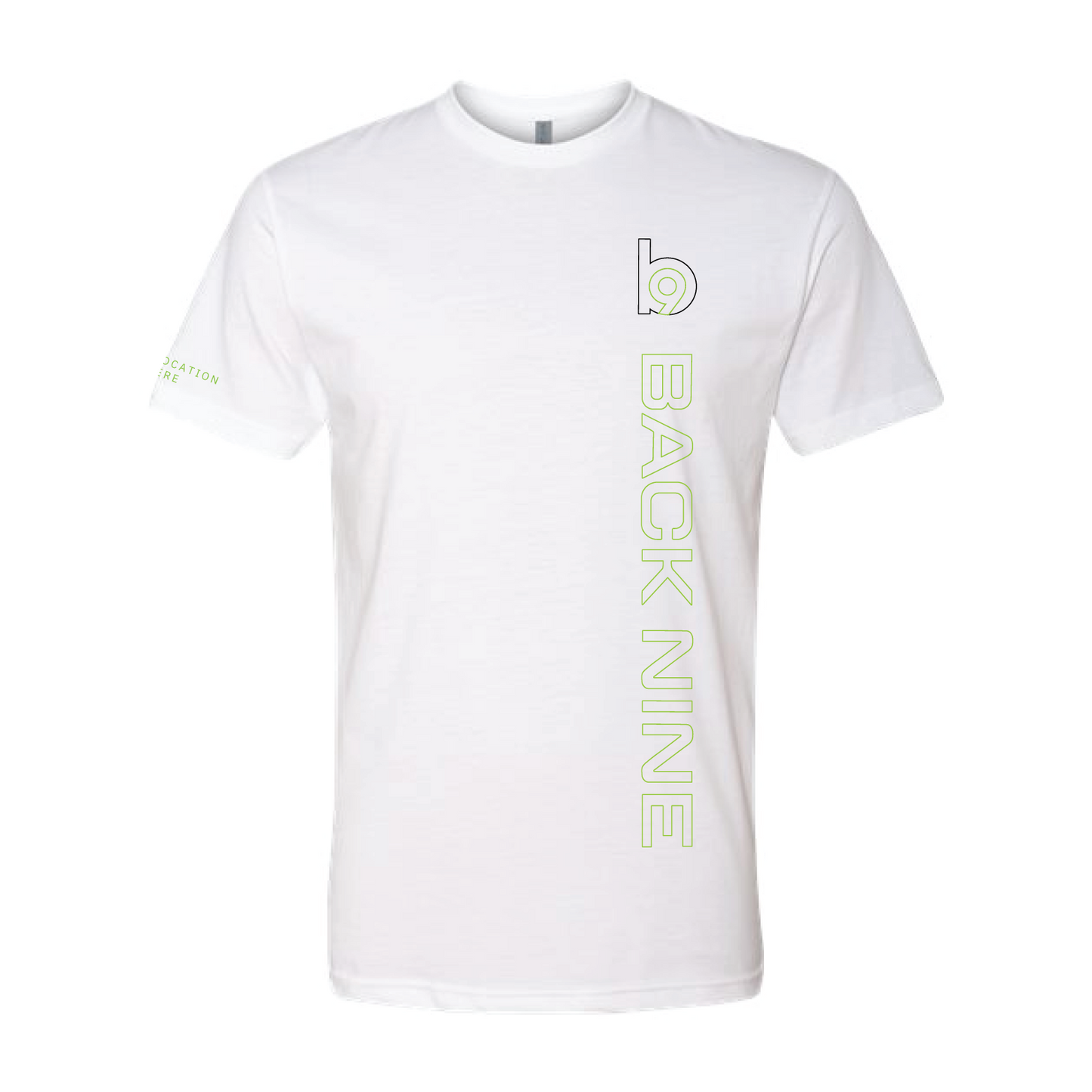 Sideline — Easy Tee (Adult) — White Front