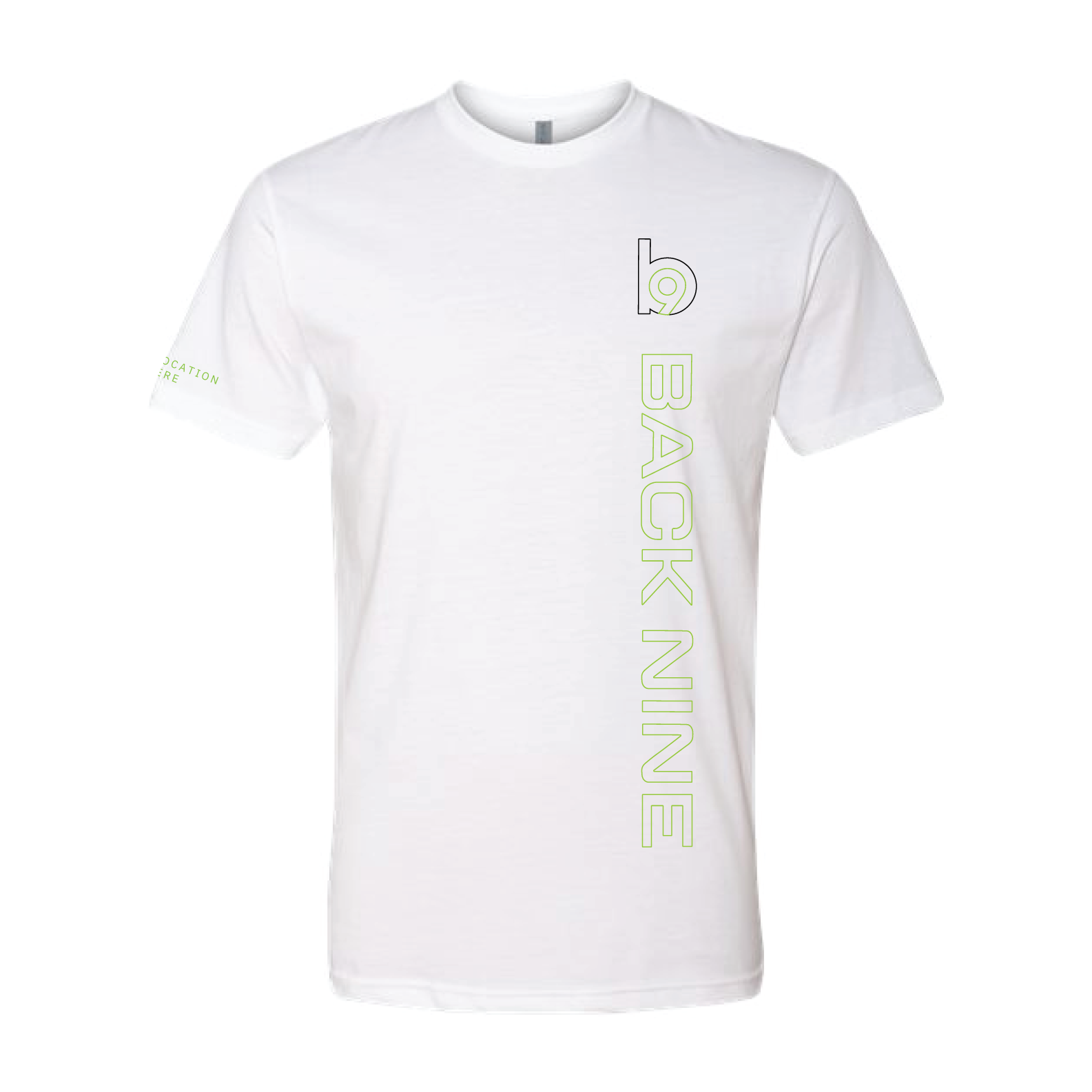Sideline — Easy Tee (Adult) — White Front