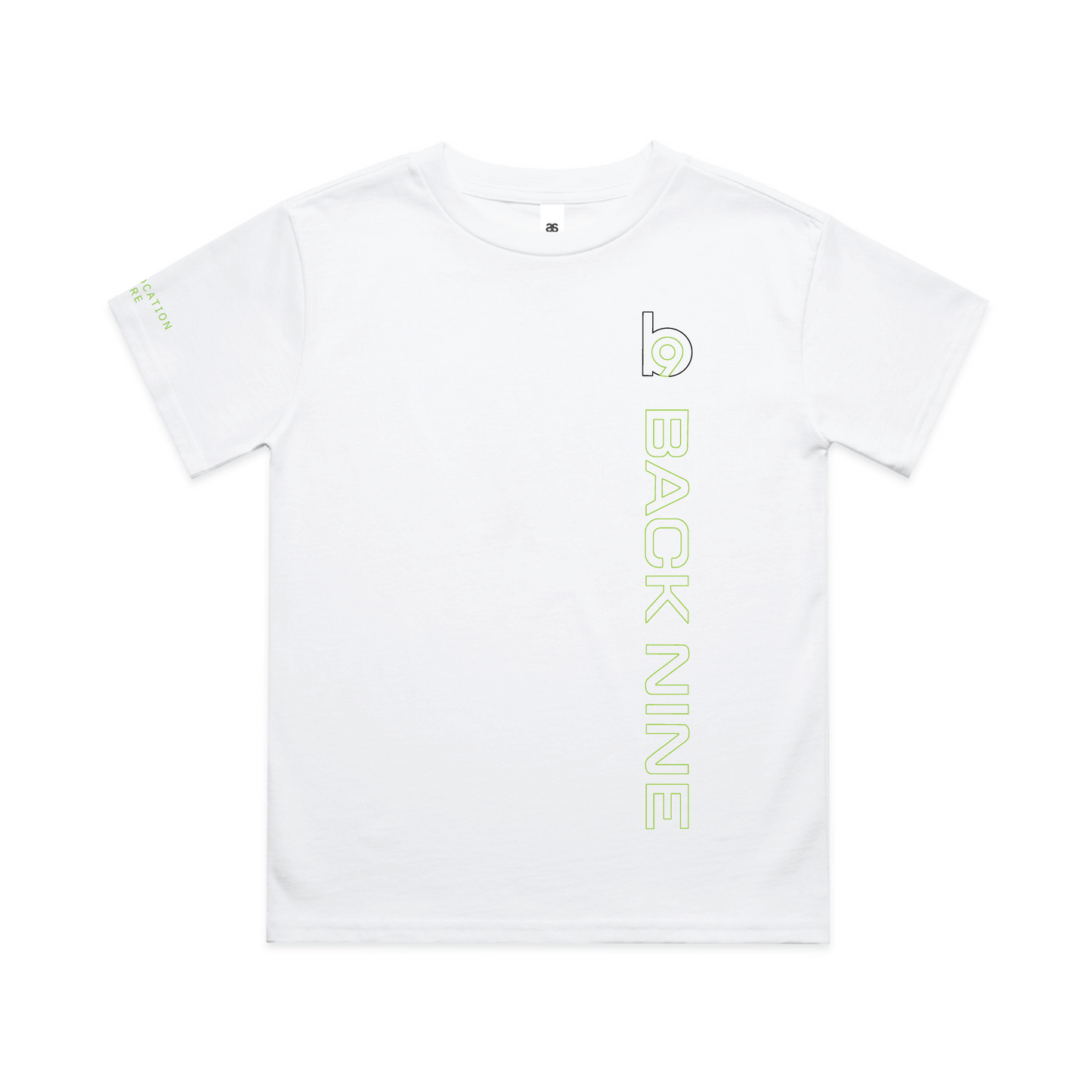 Sideline — Sturdy Tee (Youth) — White Front