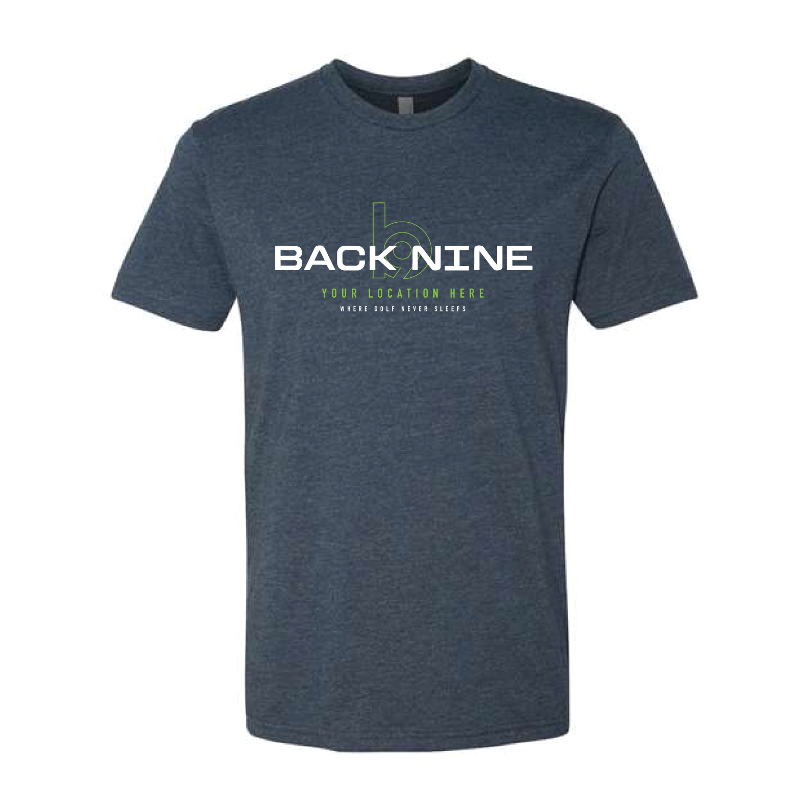 Blueprint — Easy Tee (Adult) — Midnight Navy Front