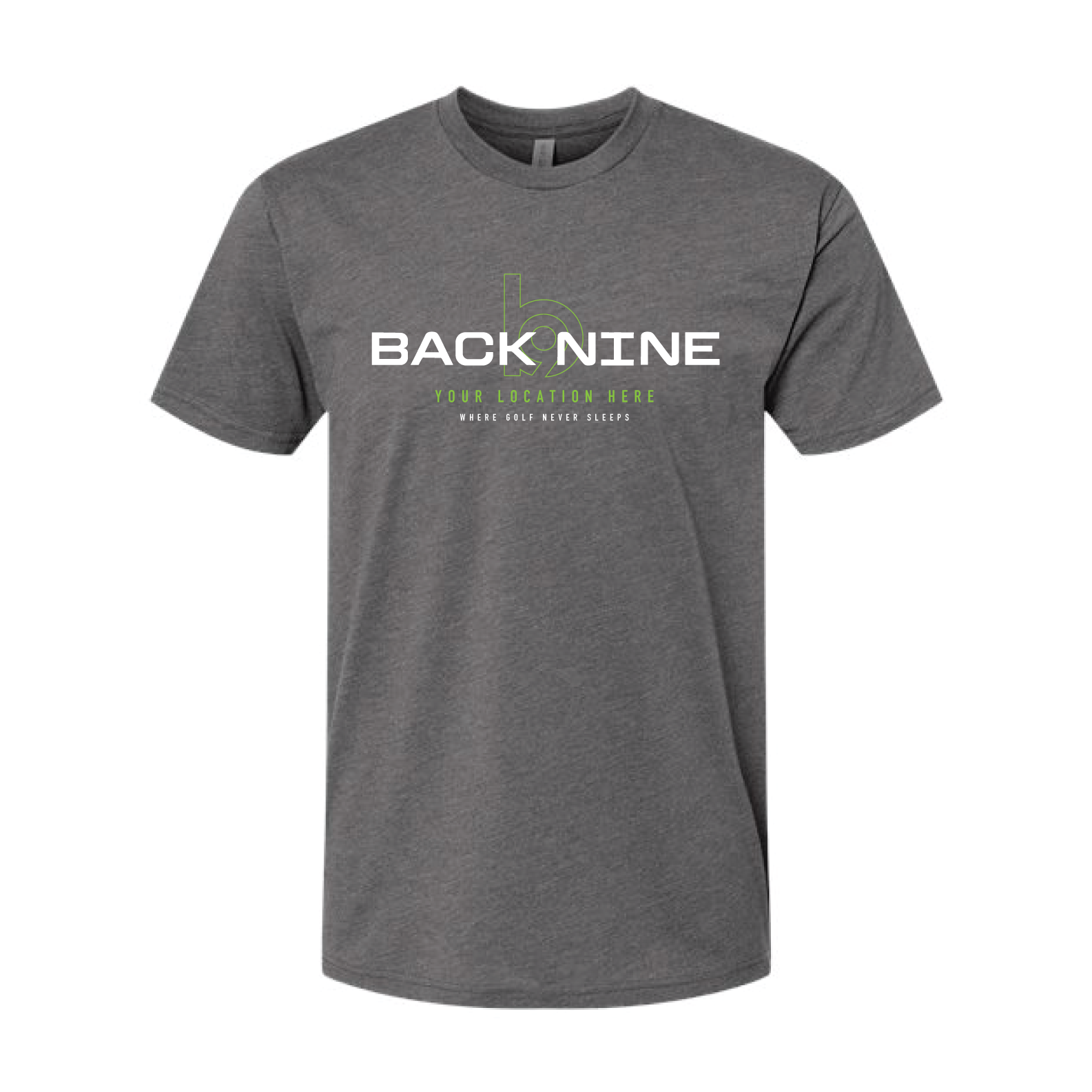 Blueprint — Easy Tee (Adult) — Heather Grey Front