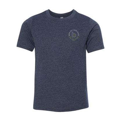 Crest — Easy Tee (Youth) — Midnight Navy Front