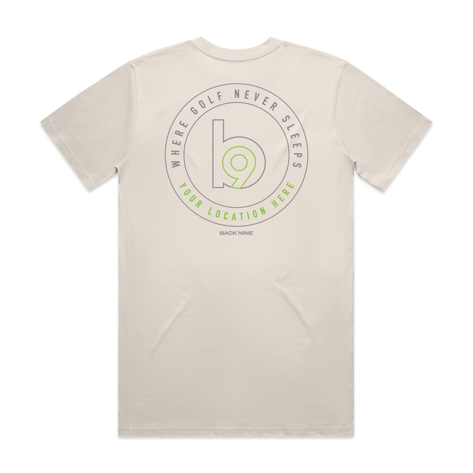 Crest — Sturdy Tee (Adult) — Bone Back