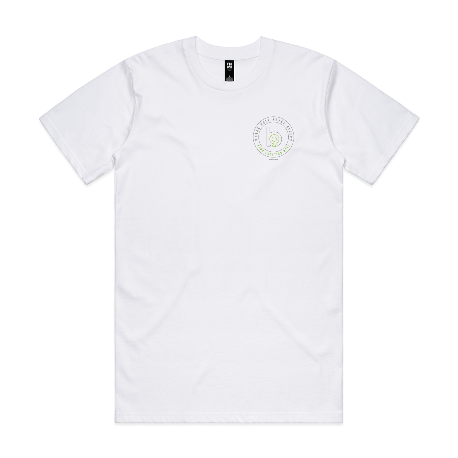 Crest — Sturdy Tee (Adult) — White Front