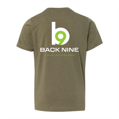 Hometown — Easy Tee (Youth) — Military Green Back
