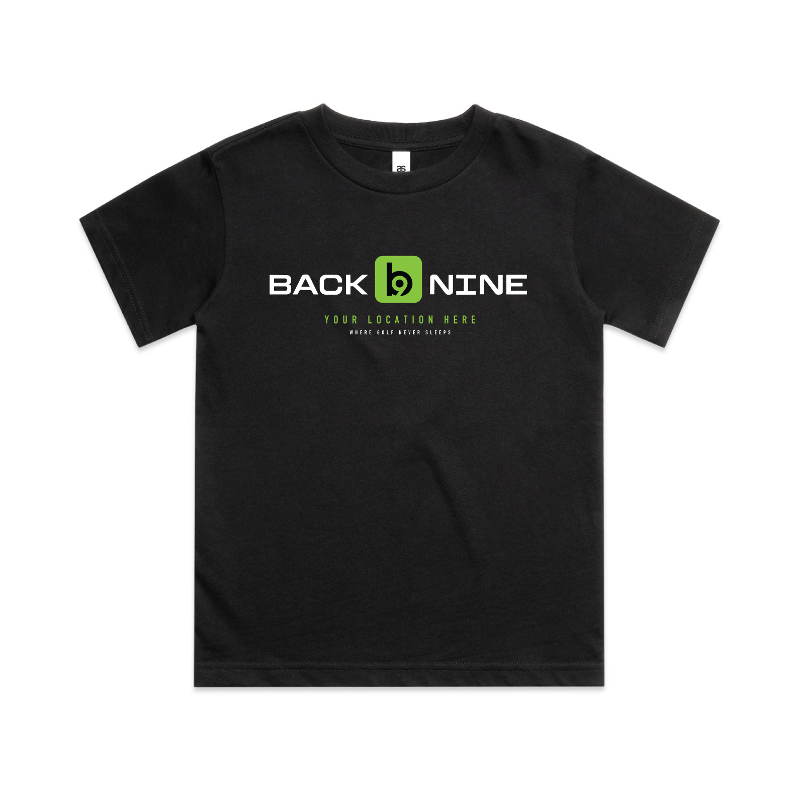 Marquee — Sturdy Tee (Youth) — Black Front