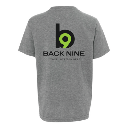 Hometown — Easy Tee (Youth) — Heather Grey Back