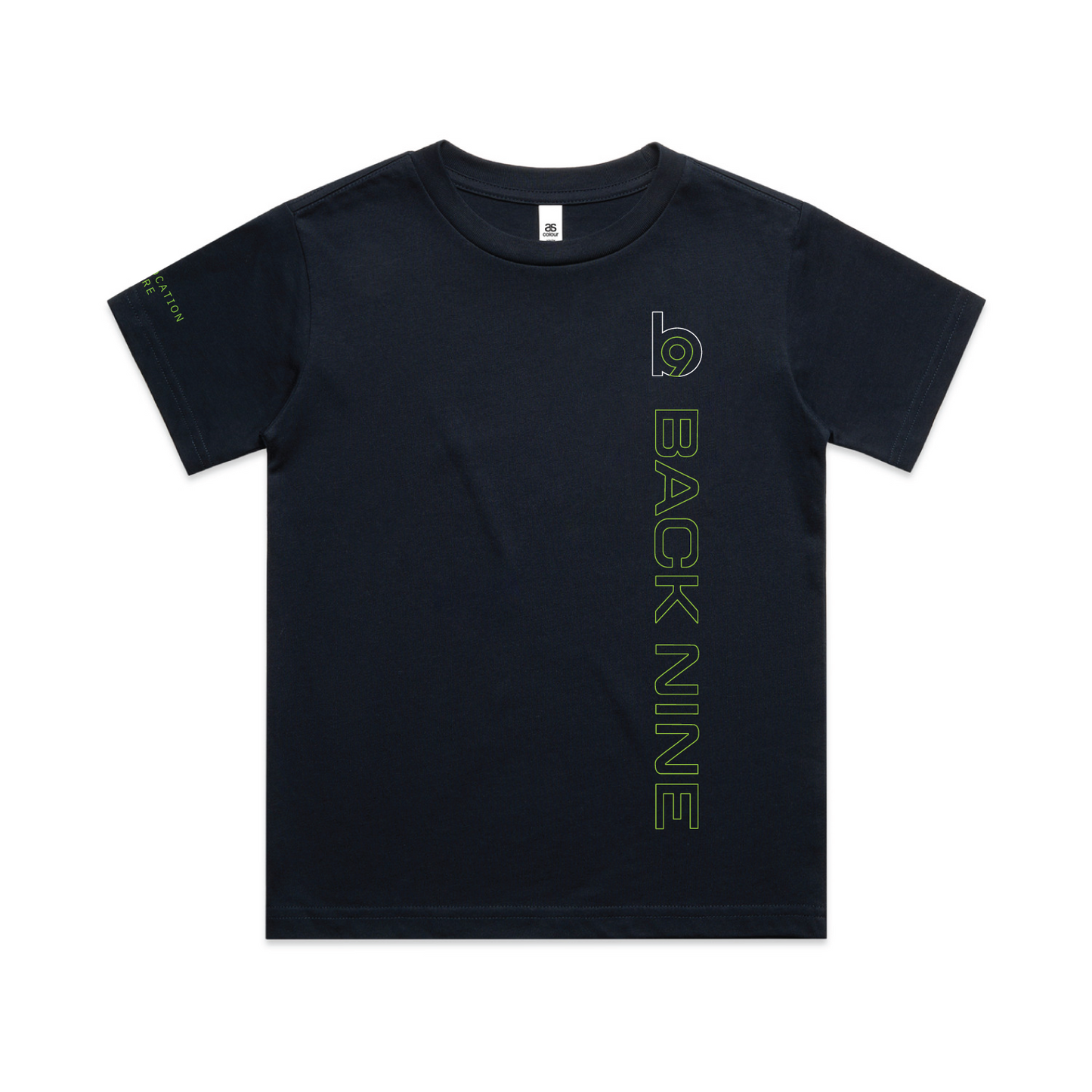 Sideline — Sturdy Tee (Youth) — Navy Front