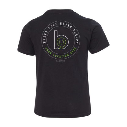 Crest — Easy Tee (Youth) — Black Back