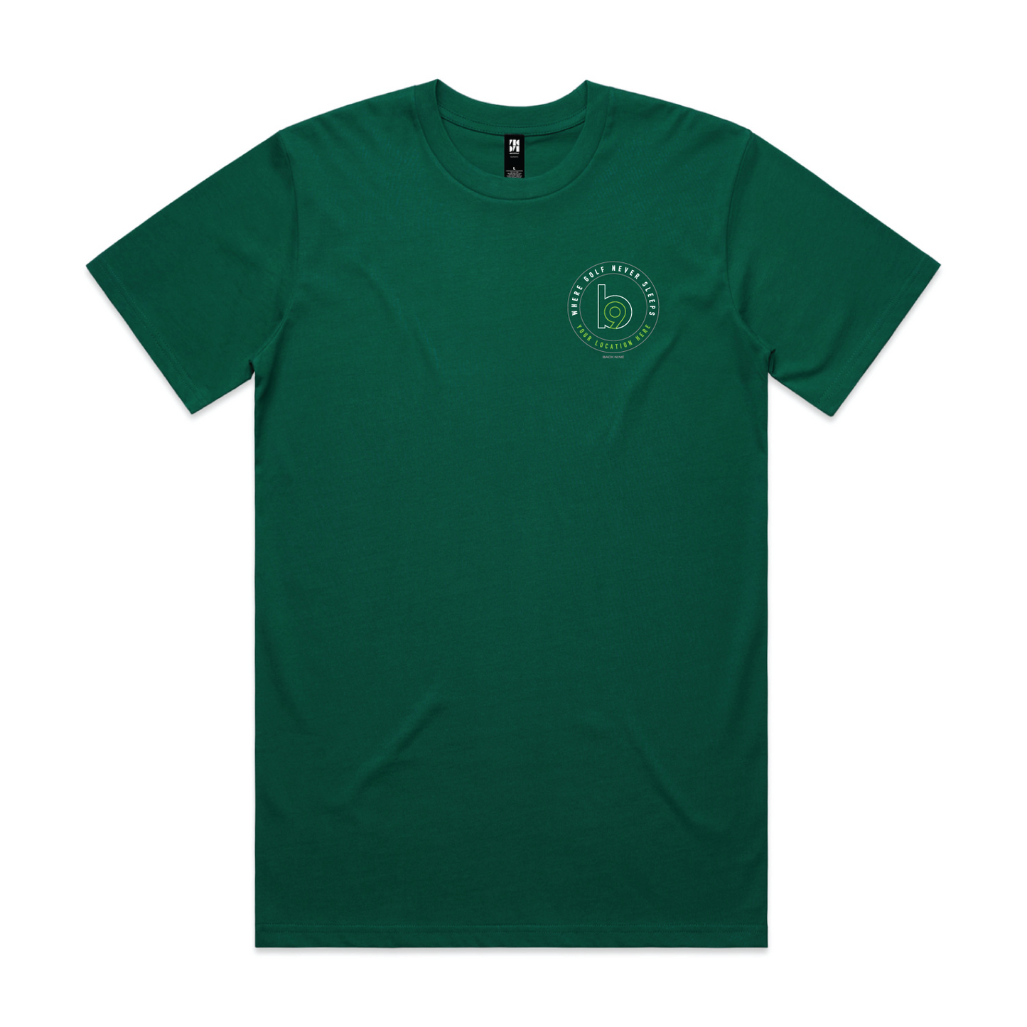Crest — Sturdy Tee (Adult) — Jade Front