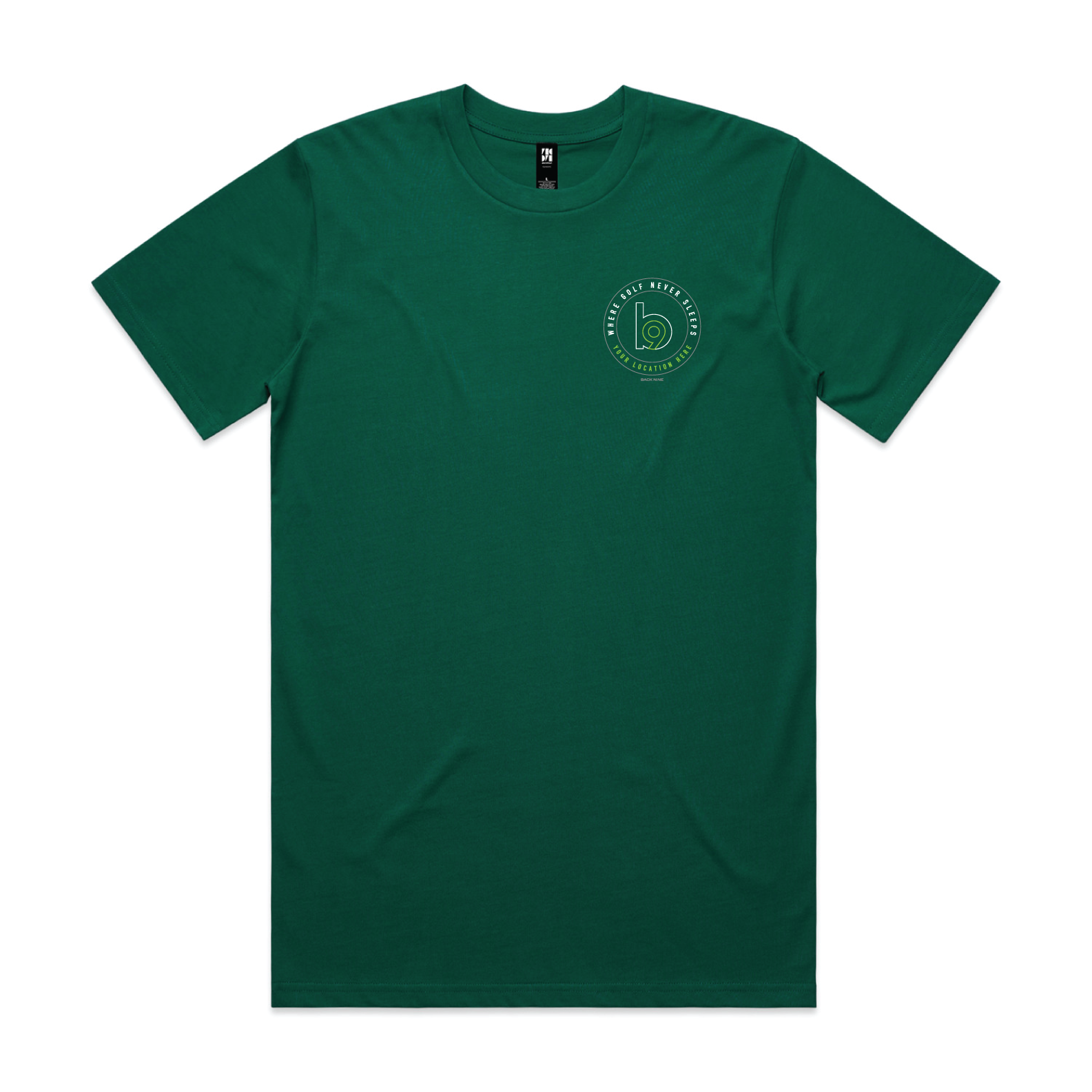 Crest — Sturdy Tee (Adult) — Jade Front