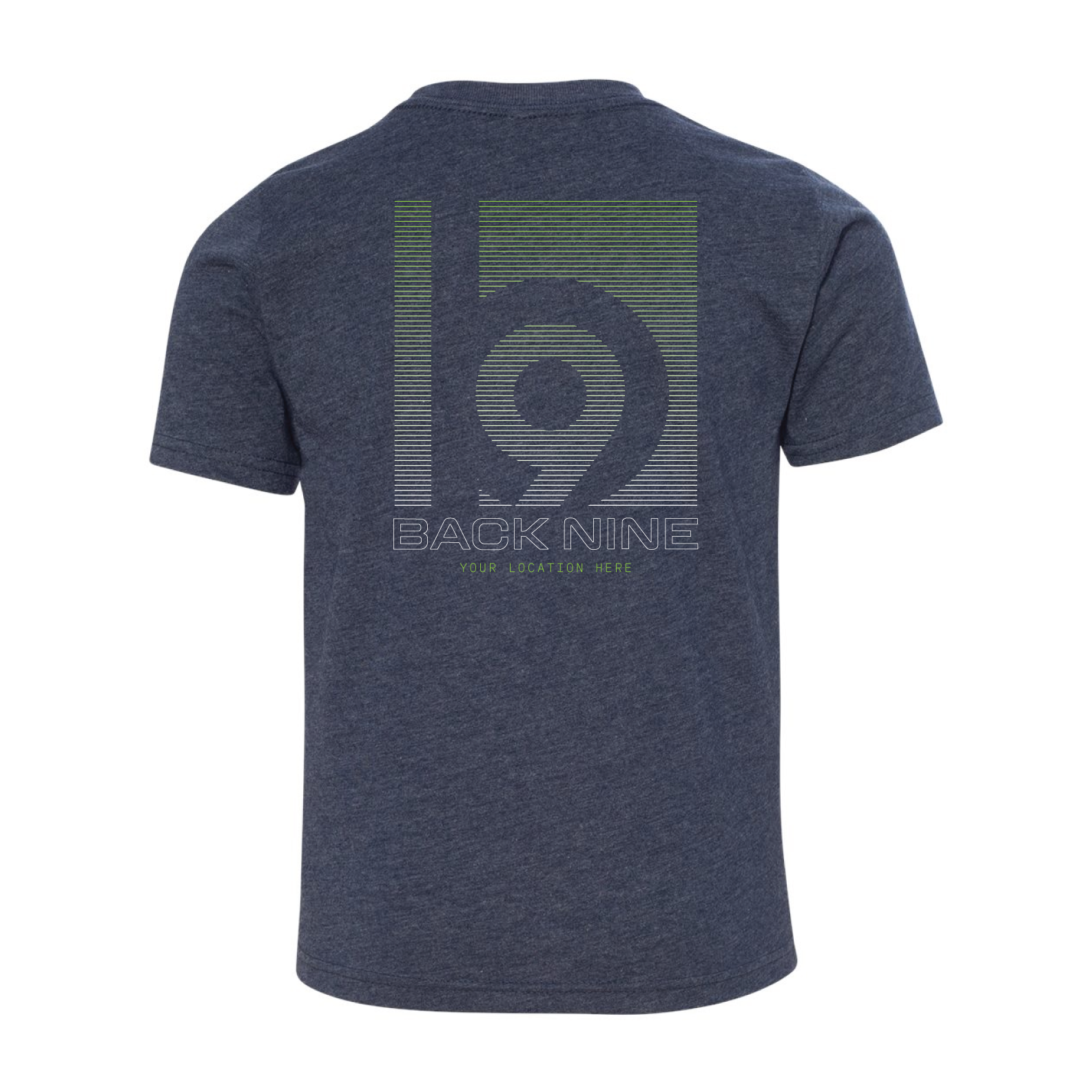 Signal — Easy Tee (Youth) — Midnight Navy Back