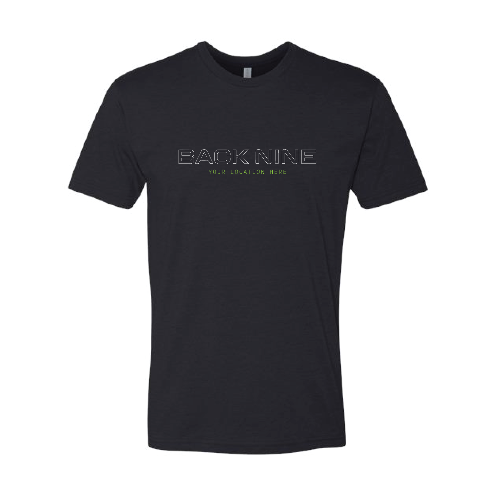 Signal — Easy Tee (Adult) — Black Front