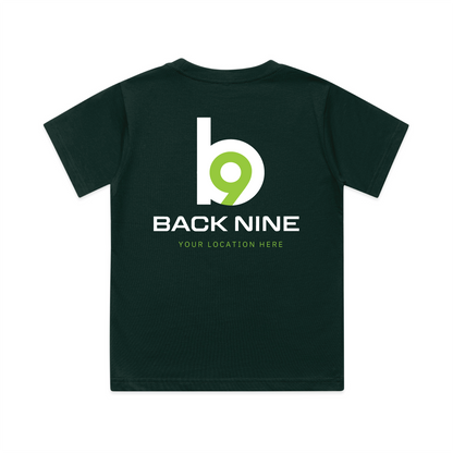 Hometown — Sturdy Tee (Youth) — Pine Green Back