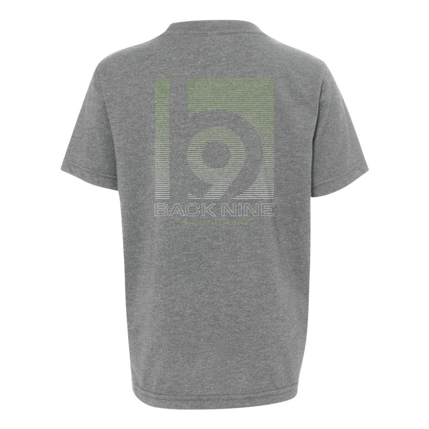 Signal — Easy Tee (Youth) — Heather Grey Back