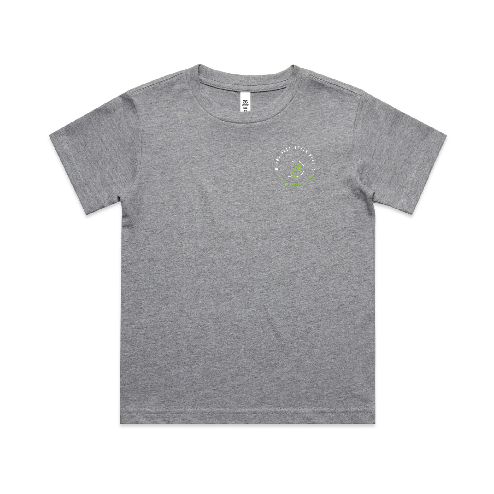 Crest — Sturdy Tee (Youth) — Athletic Heather Front