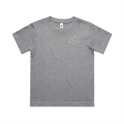 Crest — Sturdy Tee (Youth) — Athletic Heather Front