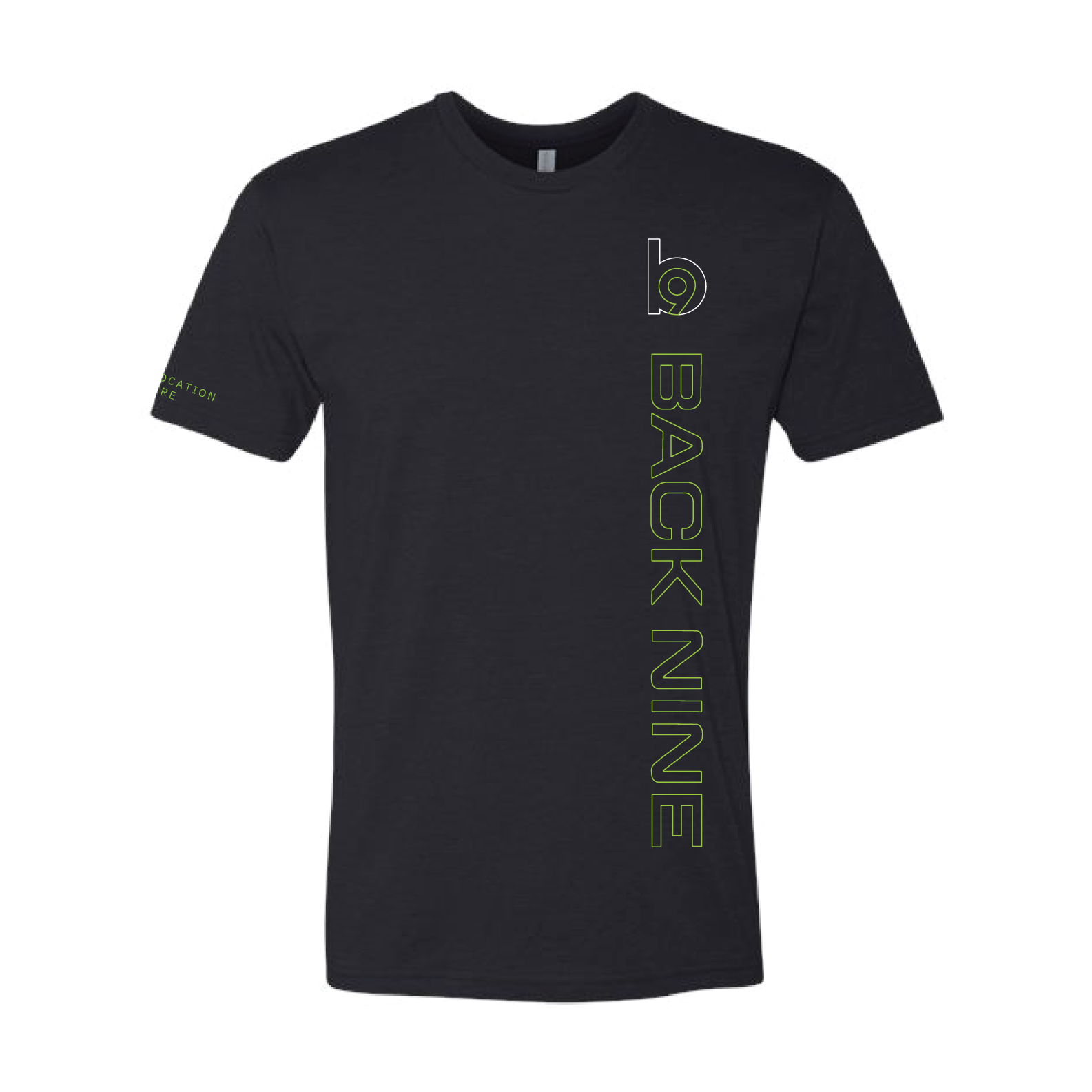 Sideline — Easy Tee (Adult) — Black Front