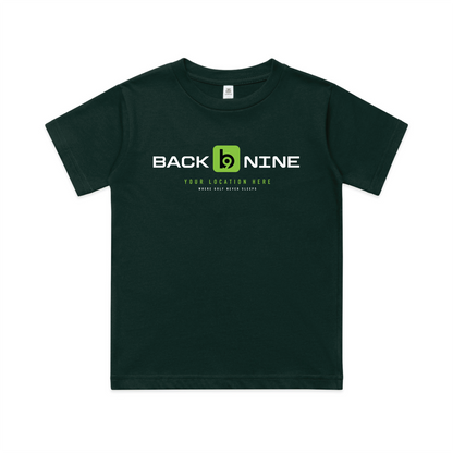 Marquee — Sturdy Tee (Youth) — Pine Green Front