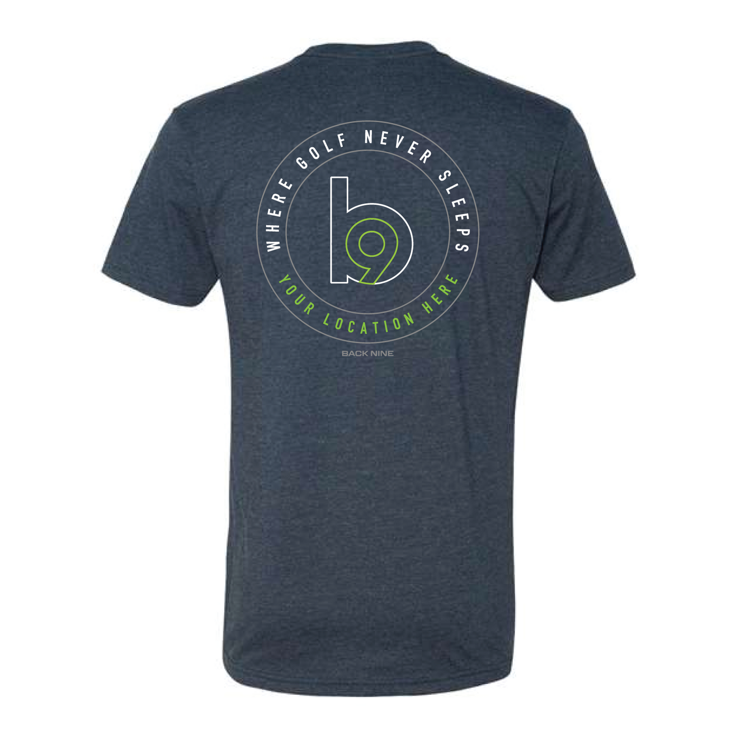 Crest — Easy Tee (Adult) — Midnight Navy Front