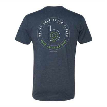 Crest — Easy Tee (Adult) — Midnight Navy Front