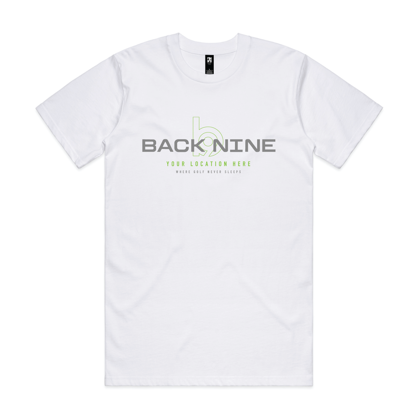 Blueprint — Sturdy Tee (Adult) — White Front